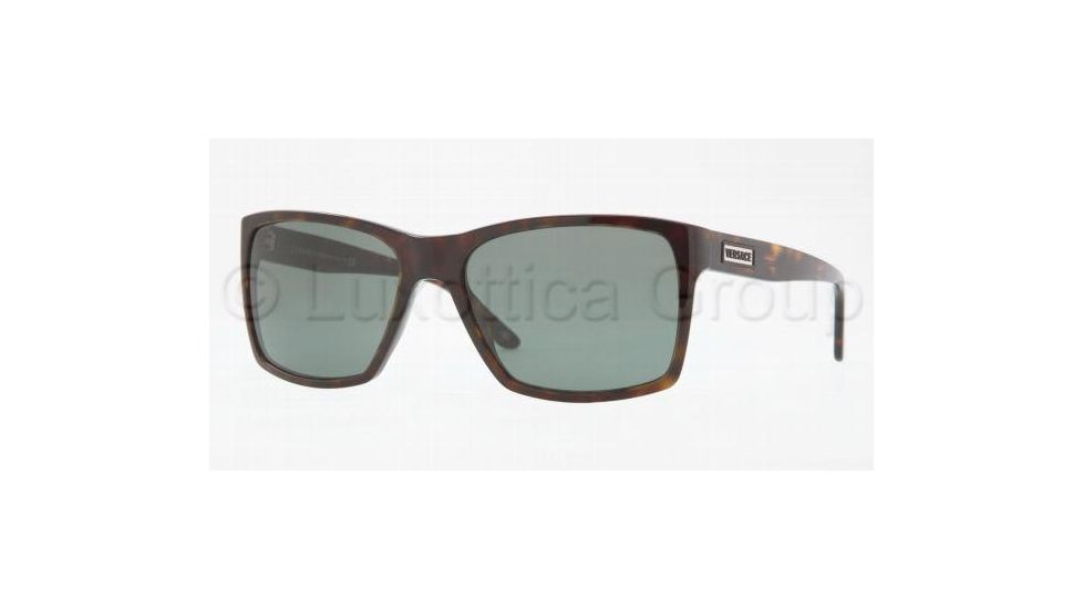 Versace VE4211 Single Vision Prescription Sunglasses VE4211-108-71-5817 - Lens Diameter 58 mm, Frame Color Havana