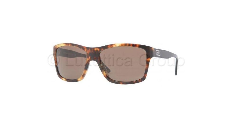 Versace VE4216 Single Vision Prescription Sunglasses VE4216-954-73-5916 - Lens Diameter 59 mm, Frame Color Havana
