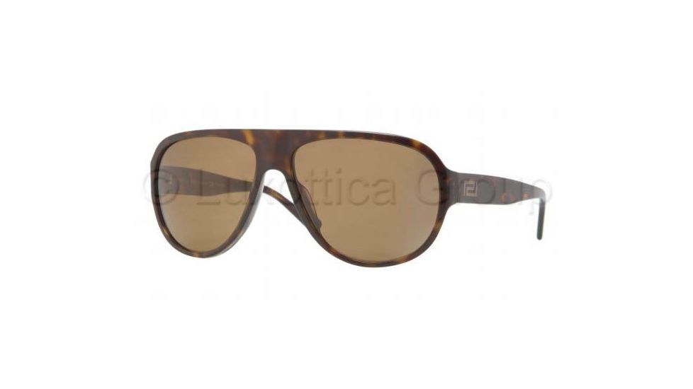 Versace VE4231 Sunglasses 108/83-6215 - Havana Frame, Brown Lenses