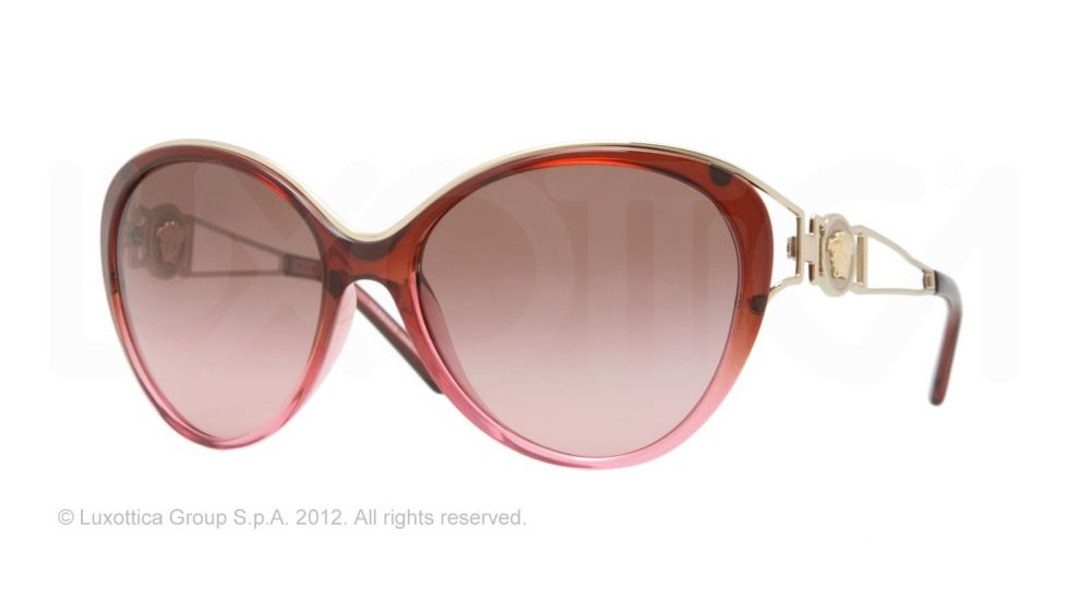 Versace VE4233 Bifocal Prescription Sunglasses VE4233-500814-60 - Lens Diameter 60 mm, Frame Color Brown Gradient Pink