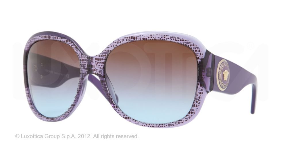 Versace VE4243 Progressive Prescription Sunglasses VE4243-500048-62 - Lens Diameter 62 mm, Frame Color Lizard Violet