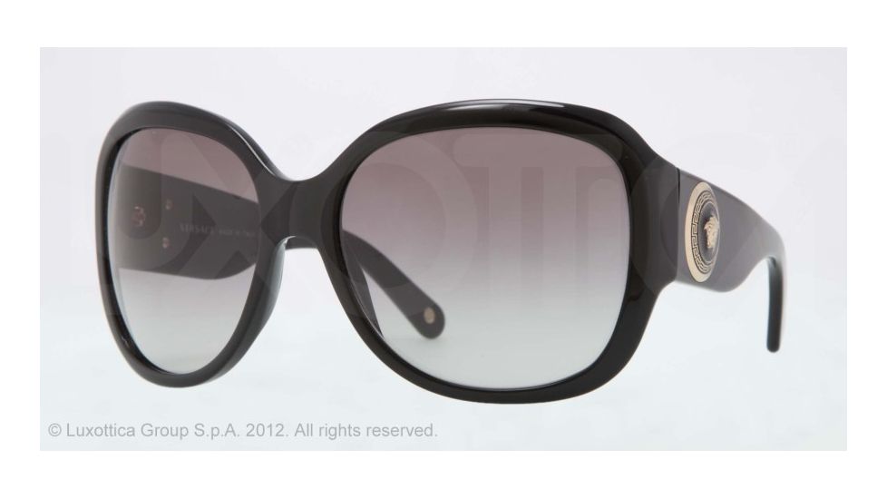 Versace VE4243 Progressive Prescription Sunglasses VE4243-GB1-11-62 - Lens Diameter 62 mm, Frame Color Black