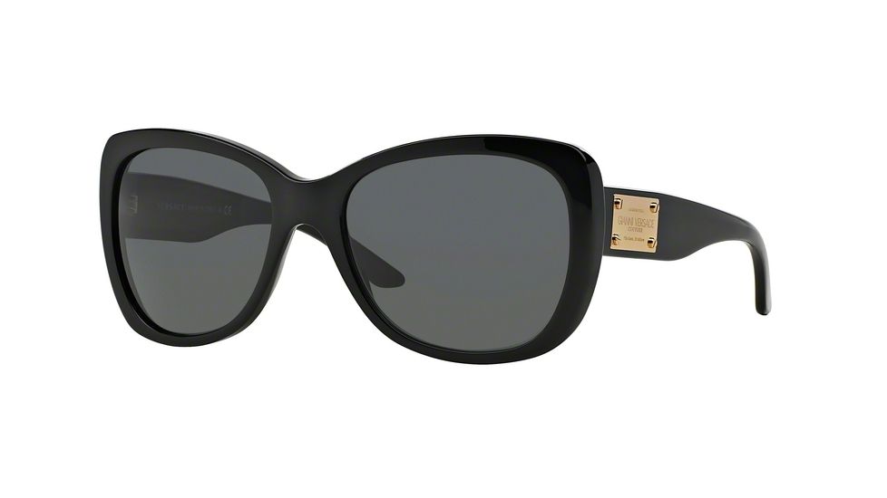 Versace VE4250 Bifocal Prescription Sunglasses VE4250-GB1-87-57 - Lens Diameter 57 mm, Lens Diameter 57 mm, Frame Color Shiny Black