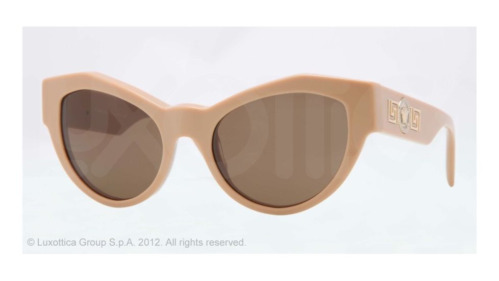 Versace VE4253 Bifocal Prescription Sunglasses VE4253-507473-53 - Lens Diameter 53 mm, Frame Color Beige