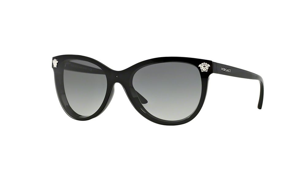 Versace VE4266 Single Vision Prescription Sunglasses VE4266-GB1-11-41 - Lens Diameter 141 mm, Lens Diameter 41 mm, Frame Color Black