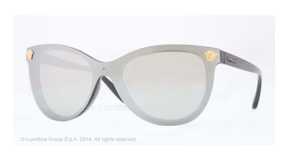 Versace VE4266 Single Vision Prescription Sunglasses VE4266-GB1-6G-41 - Lens Diameter 141 mm, Lens Diameter 41 mm, Frame Color Black