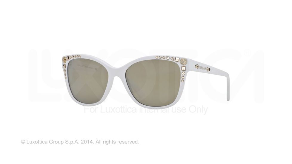 Versace VE4270 Bifocal Prescription Sunglasses VE4270-401-5A-56 - Lens Diameter 56 mm, Frame Color White