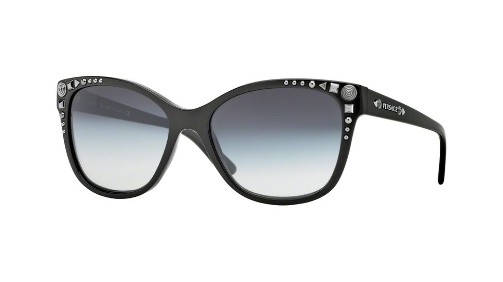 Versace VE4270 Bifocal Prescription Sunglasses VE4270-GB1-8G-56 - Lens Diameter 56 mm, Frame Color Black