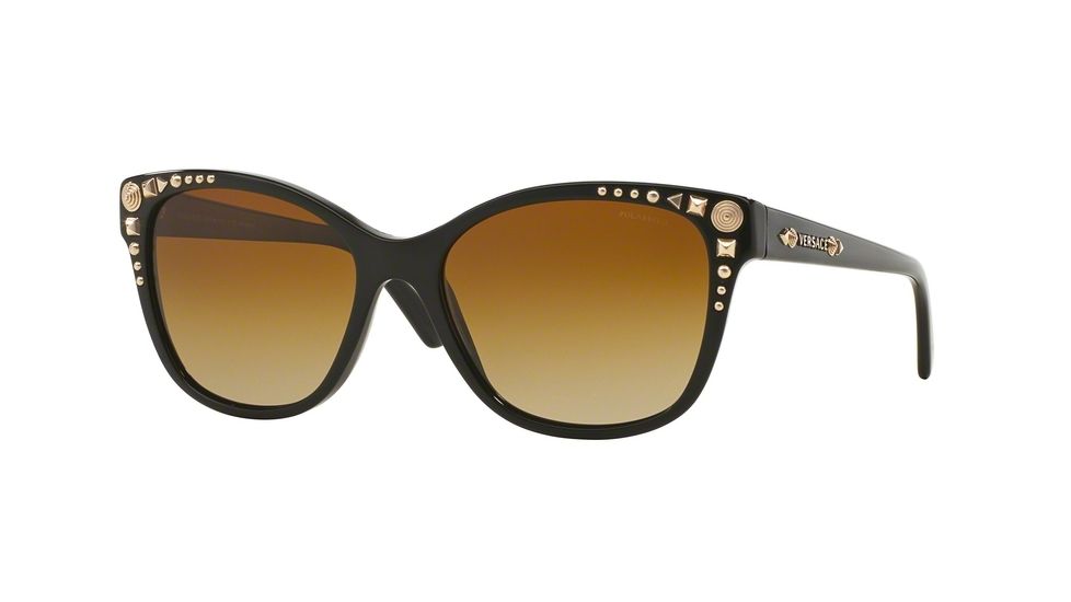 Versace VE4270 Bifocal Prescription Sunglasses VE4270-GB1-T5-56 - Lens Diameter 56 mm, Frame Color Black