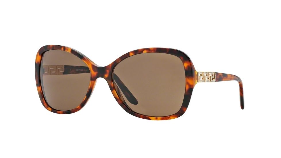 Versace VE4271B Progressive Prescription Sunglasses VE4271B-507473-58 - Lens Diameter 58 mm, Frame Color Havana