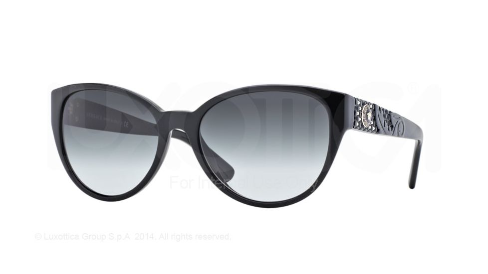 Versace VE4272A Bifocal Prescription Sunglasses VE4272A-GB1-8G-58 - Lens Diameter 58 mm, Frame Color Black