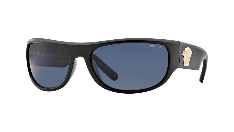 Versace VE4276 Single Vision Prescription Sunglasses VE4276-GB1-81-63 - Lens Diameter 63 mm, Frame Color Black