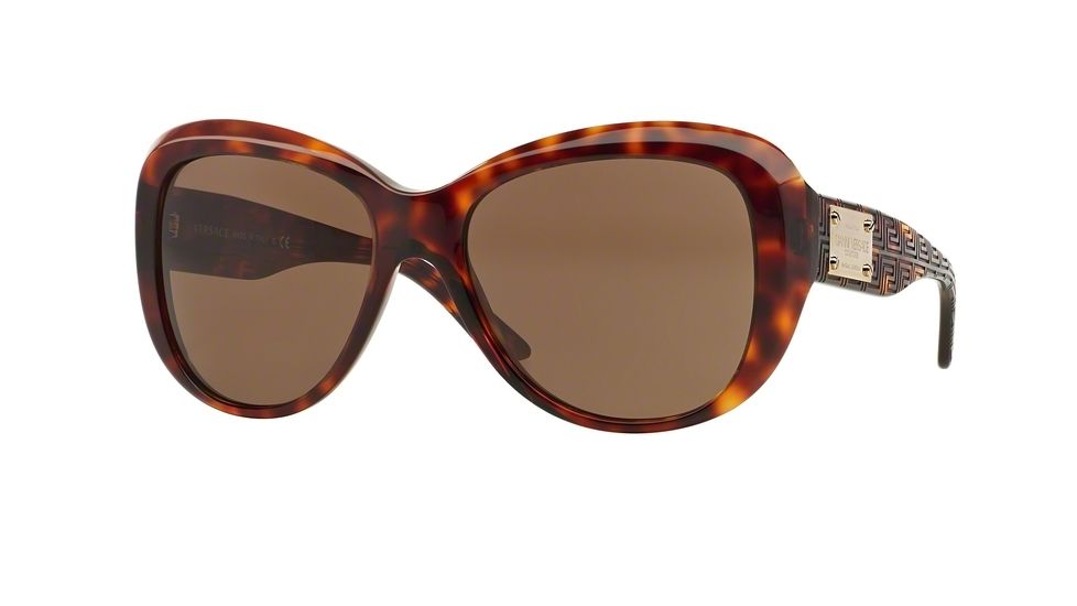 Versace VE4285 Progressive Prescription Sunglasses VE4285-879-73-57 - Lens Diameter 57 mm, Frame Color Havana