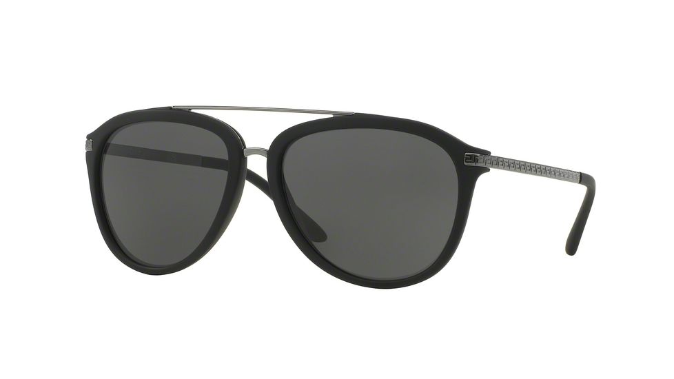 Versace VE4299 Progressive Prescription Sunglasses VE4299-514187-58 - Lens Diameter 58 mm, Frame Color Black Rubber