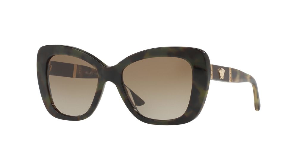 Versace VE4305Q Bifocal Prescription Sunglasses VE4305Q-518313-54 - Lens Diameter 54 mm, Frame Color Avana Military