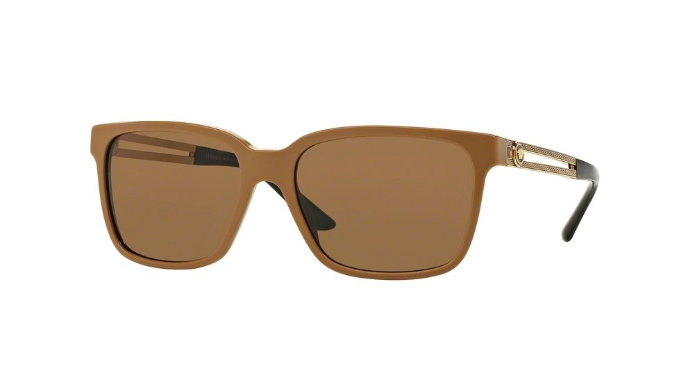 Versace VE4307 Progressive Prescription Sunglasses VE4307-516973-58 - Lens Diameter 58 mm, Frame Color Beige