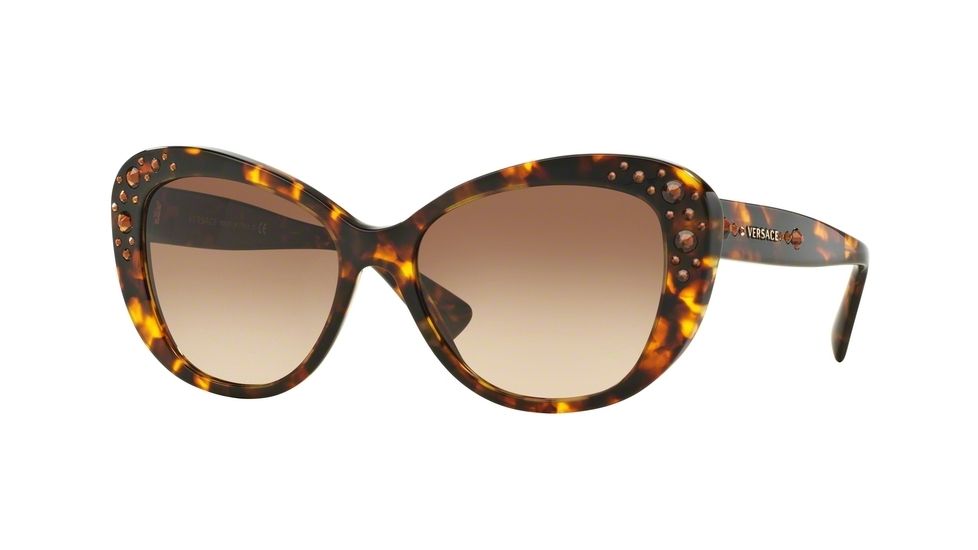 Versace VE4309B Progressive Prescription Sunglasses VE4309B-514813-57 - Lens Diameter 57 mm, Frame Color Havana
