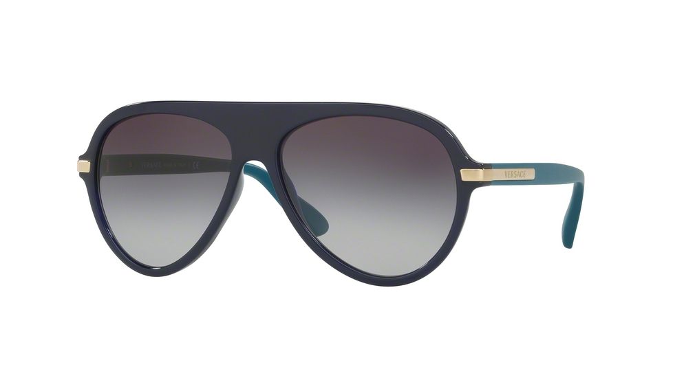 Versace VE4321 Single Vision Prescription Sunglasses VE4321-106-8G-58 - Lens Diameter 58 mm, Frame Color Blue