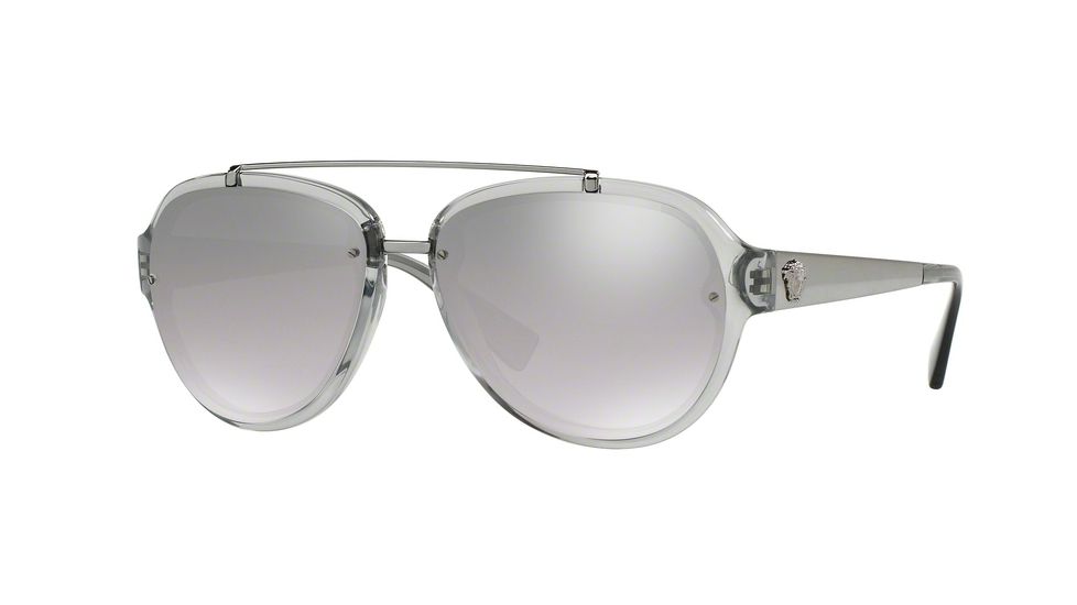 Versace VE4327 Bifocal Prescription Sunglasses VE4327-52066V-57 - Lens Diameter 57 mm, Frame Color Transparent Grey