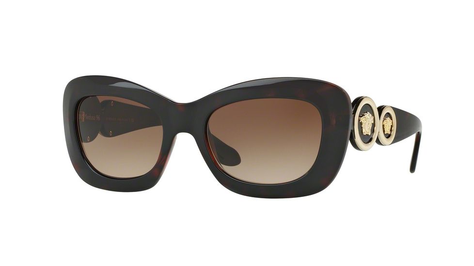 Versace VE4328 Single Vision Prescription Sunglasses VE4328-521213-54 - Lens Diameter 54 mm, Frame Color Havana