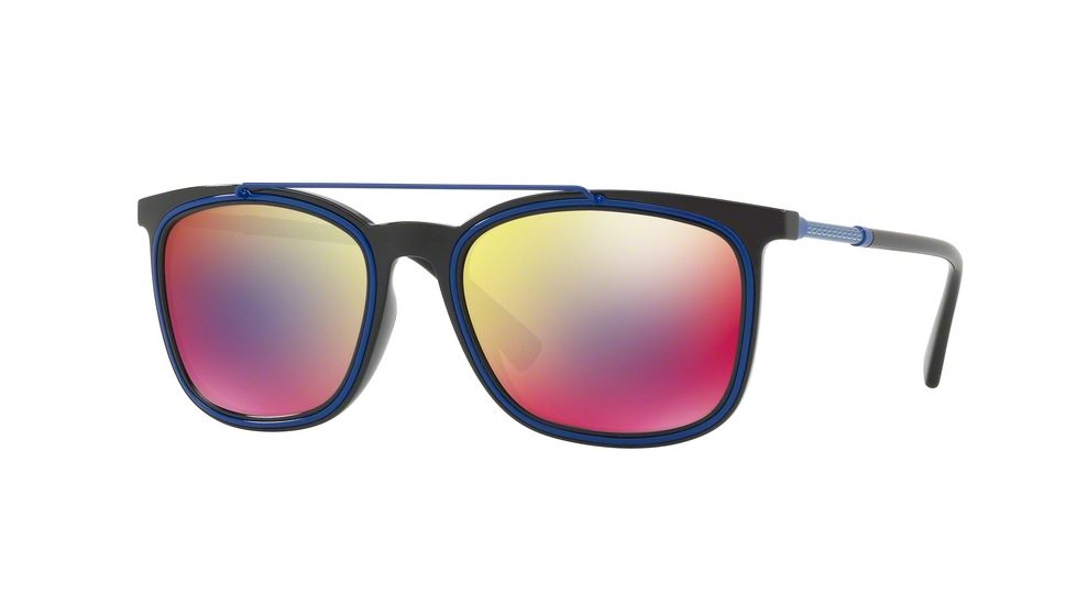 Versace VE4335 Progressive Prescription Sunglasses VE4335-GB1-6P-56 - Lens Diameter 56 mm, Frame Color Black