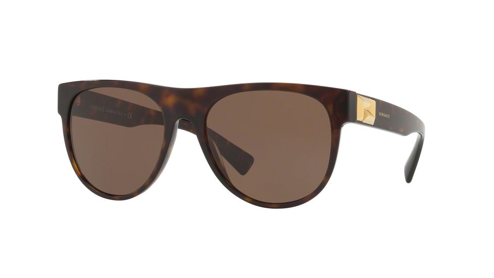 Versace VE4346 Progressive Prescription Sunglasses VE4346-108-73-57 - Lens Diameter 57 mm, Frame Color Havana