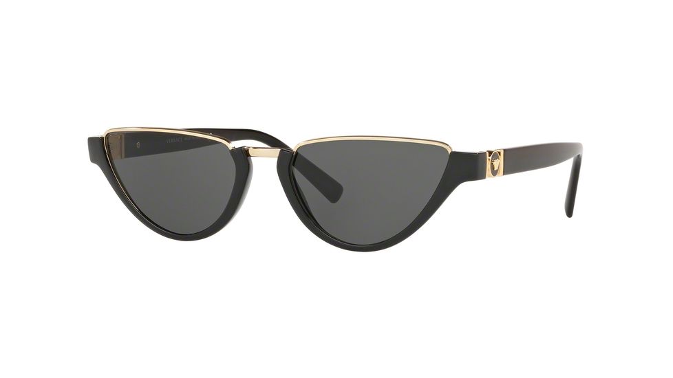 Versace VE4370 Progressive Prescription Sunglasses, 54mm, VE4370-GB1-87-54-PRO