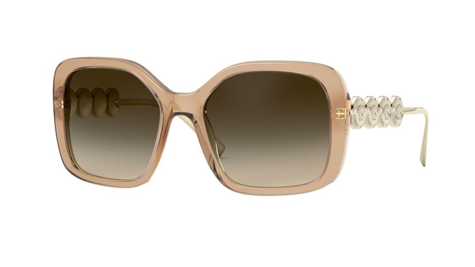 Versace VE4375F Sunglasses 767/13-53 - , Brown Gradient Lenses