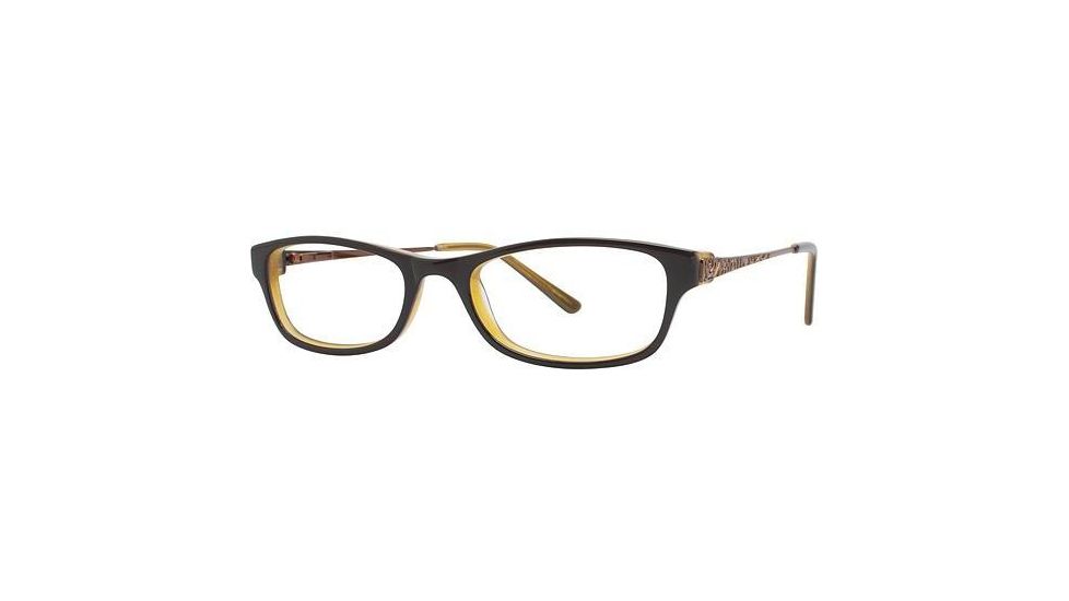 Visions 187 Bifocal Prescription Eyeglasses - Frame Brown/Bronze VIVISION18702