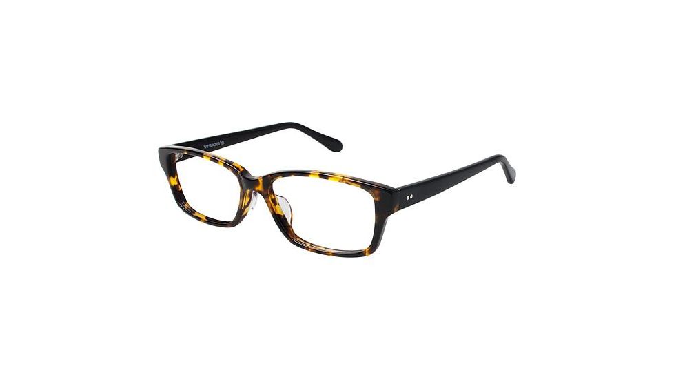 Visions 209A Progressive Prescription Eyeglasses - Frame Tortoise, Size 54/14mm VIVISION209A02