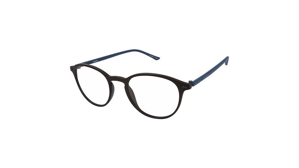 Visions 237 Bifocal Prescription Eyeglasses - Frame Black / Navy, Size 50/19mm VIVISION23701