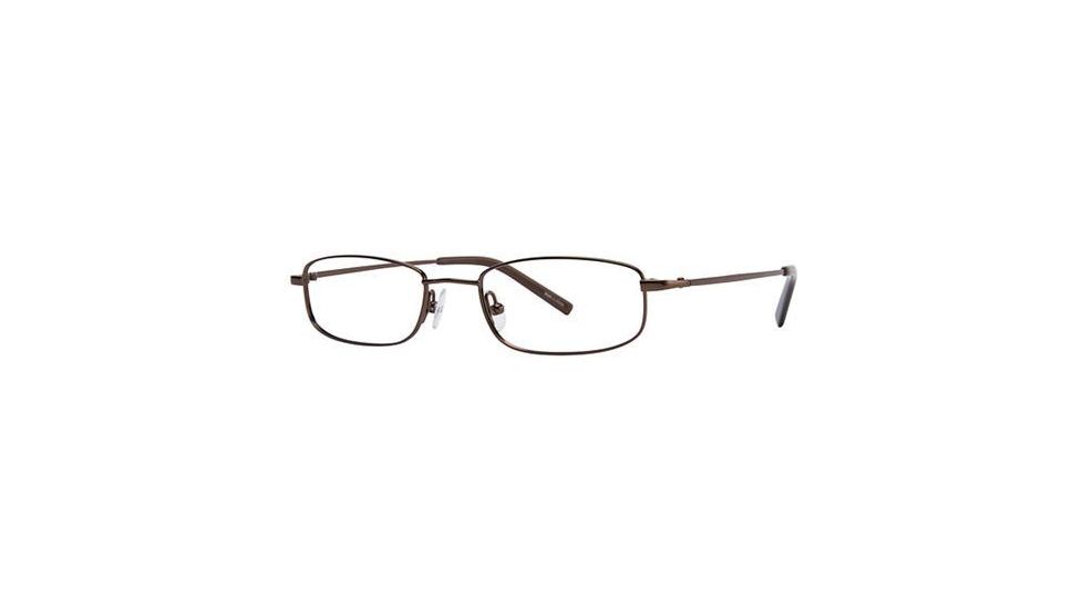 Visions 150 Bifocal Prescription Eyeglasses - Frame Brown, Size 49/18mm VIVISION15001