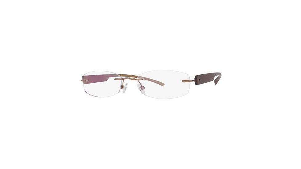 Visions 167 Eyeglass Frames - Frame Light Brown, Size 52/18mm VIVISION16703