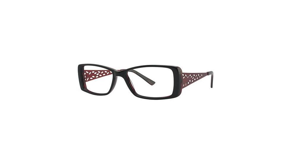 Visions 188 Bifocal Prescription Eyeglasses - Frame Ebony/Brick VIVISION18801
