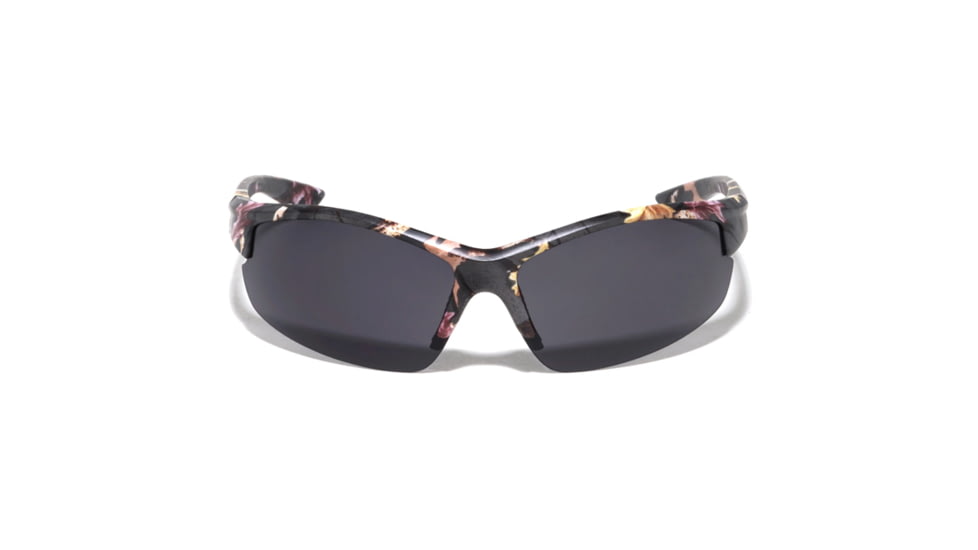 VISM Semi Rimless Sunglasses, Camo Frame, Black Lens, Camo, VBP0162