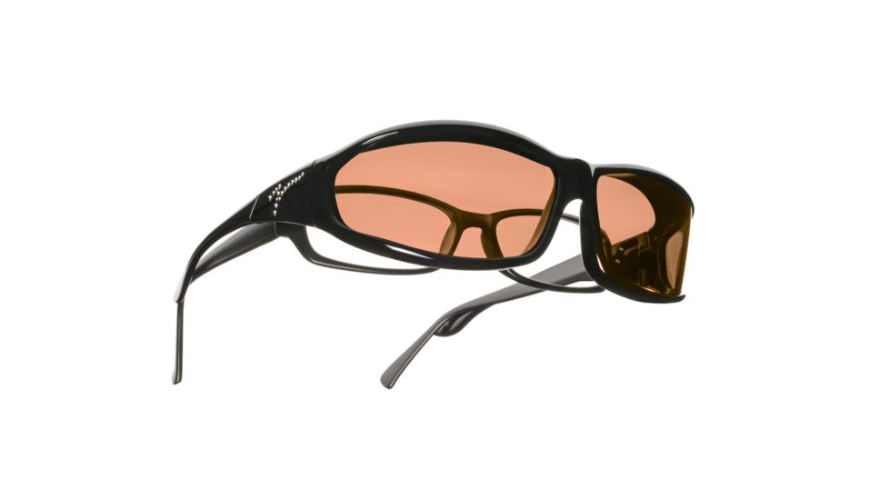 Vistana Jeweled Black-Ms-Copper Sunglasses, Medium Small WJ412C