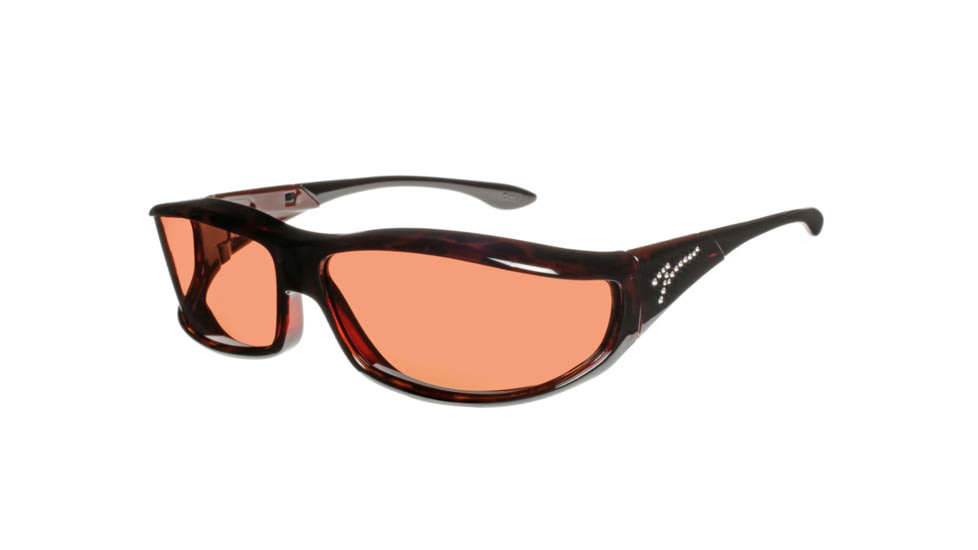 Vistana Jeweled Tort-Ms-Copper Sunglasses, Medium Small WJ413C