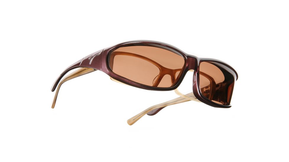 Vistana Burgundy Frame MS Copper Polare Lens Sunglasses W419C