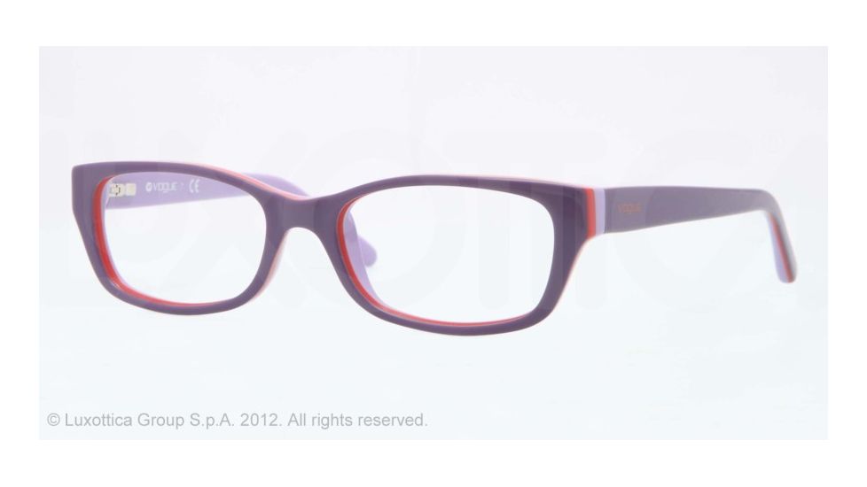 Vogue BABY 83 VO2811 Eyeglass Frames 2077-47 - Violet/orange/lilac Frame, Demo Lens Lenses
