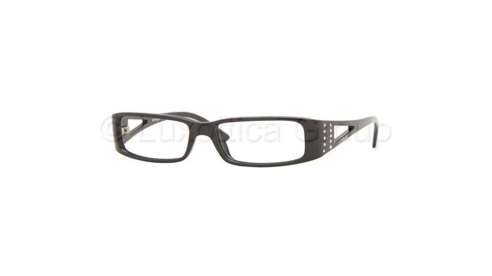 Vogue VO 2537B Eyeglasses Styles - Black Frame w/Non-Rx 52 mm Diameter Lenses, W44-5215