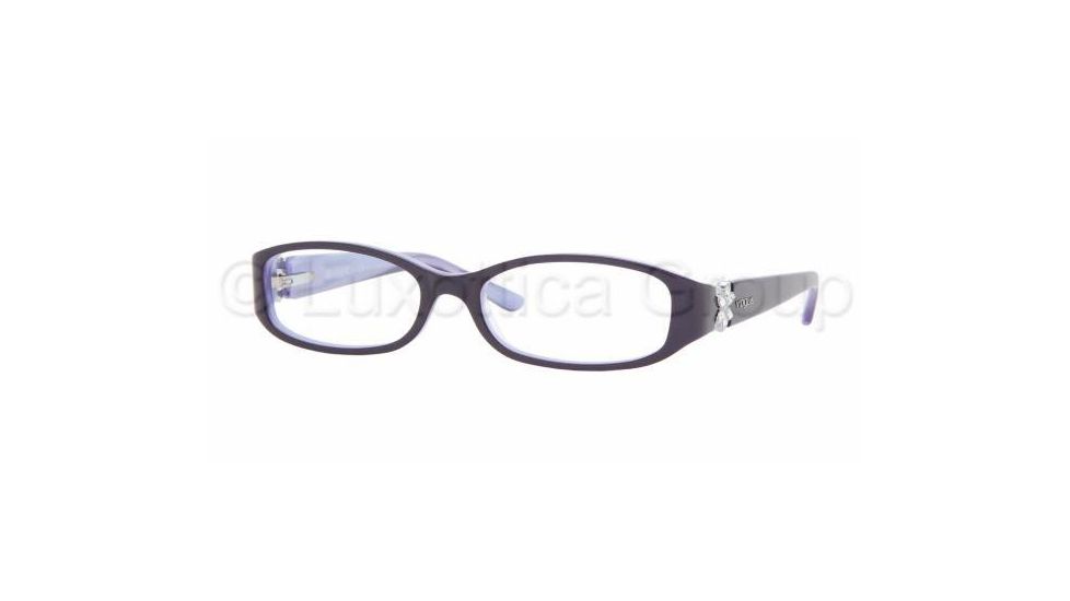 Vogue VO2548B Bifocal Eyeglasses, Top Dark Violet/Violet Strip. Frame / 51 mm Prescription Lenses, 1614 5115