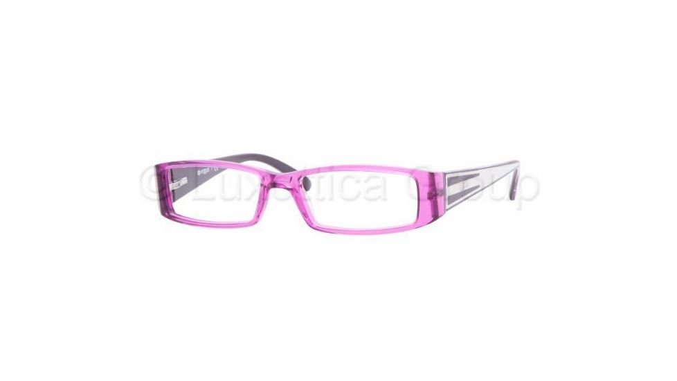 Vogue VO2573 Bifocal Eyeglasses - Violet Transparent Demo Lens Frame / 50 mm Prescription Lenses, 1641-5016