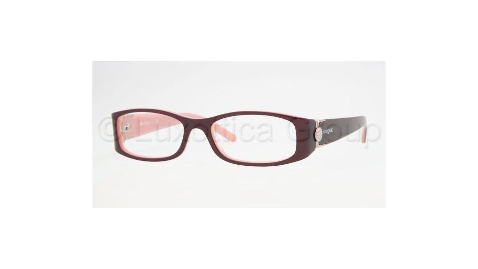 Vogue VO2634B Progressive Eyeglasses Top Violet-Pink Frame / 52 mm Prescription Lenses, 1666-5216