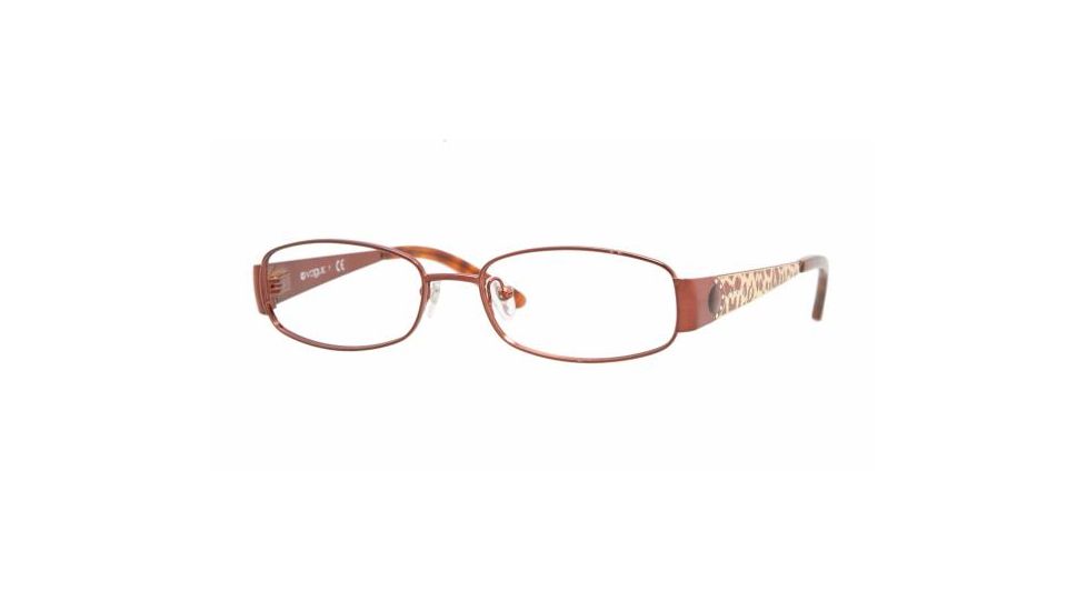 Vogue VO3745B SV Prescription Eyeglasses, Dark Brown Demo Lens Frame / 51 mm Prescription Lenses, 811-5116