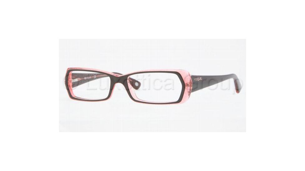 Vogue VO2691 Single Vision Prescription Eyewear 1689-4916 - Top Brown-pink Glitter 