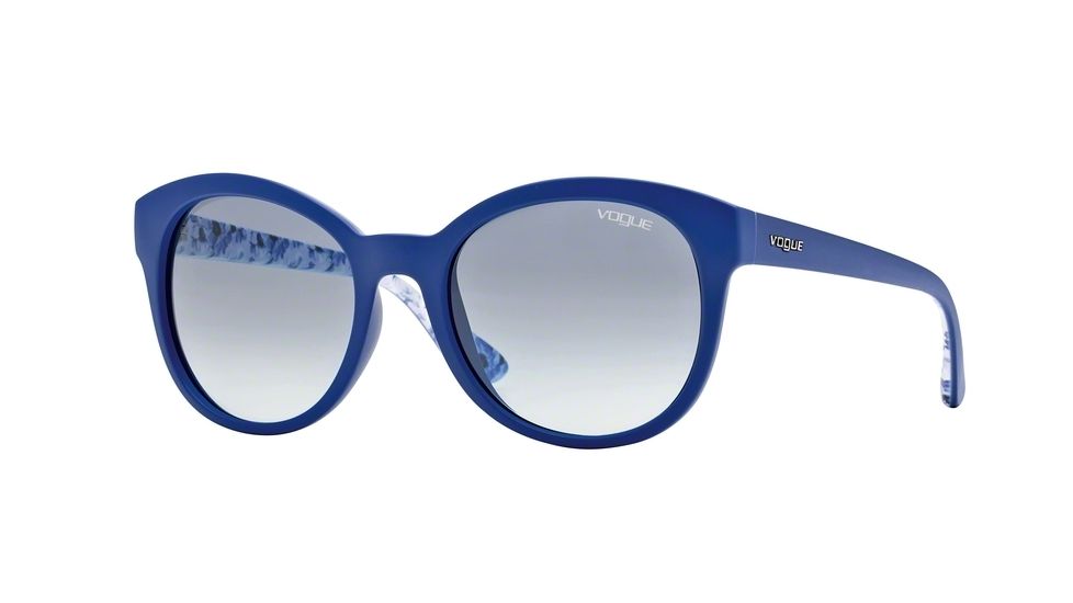 Vogue VO2795S Sunglasses 22258F-53 - Matte Blue Frame, Blue Gradient Lenses