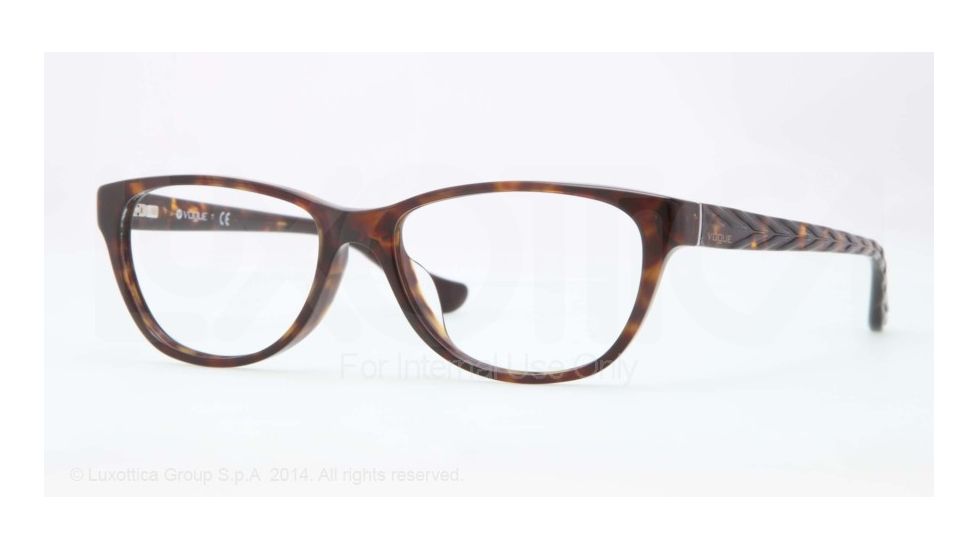 Vogue VO2816F Single Vision Prescription Eyeglasses W656-54 - Tortoise Frame