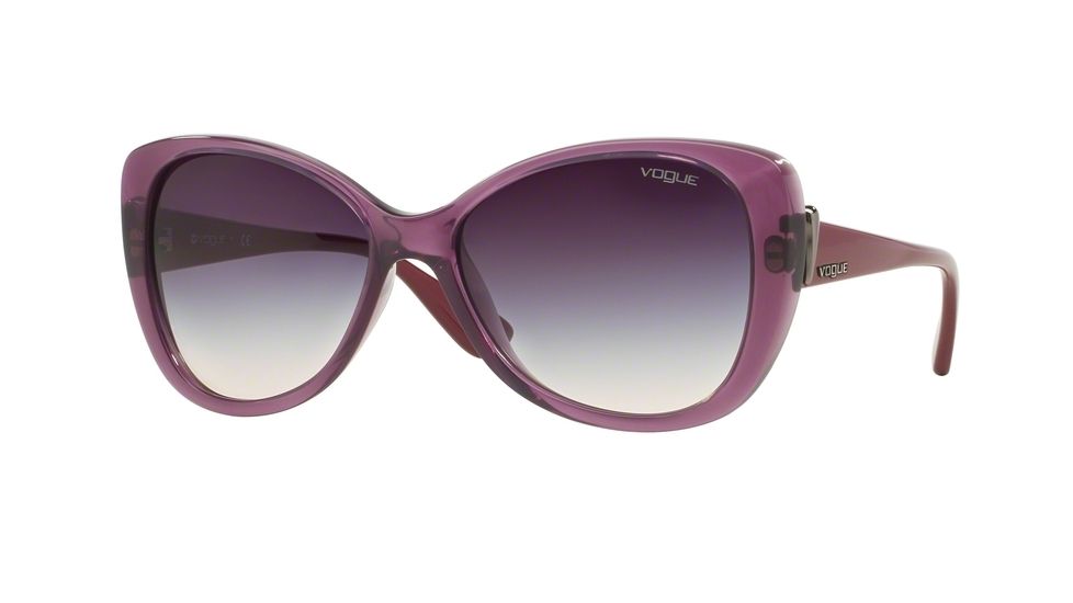 Vogue VO2819S Progressive Prescription Sunglasses VO2819S-226336-58 - Lens Diameter 58 mm, Frame Color Opal Bordeaux