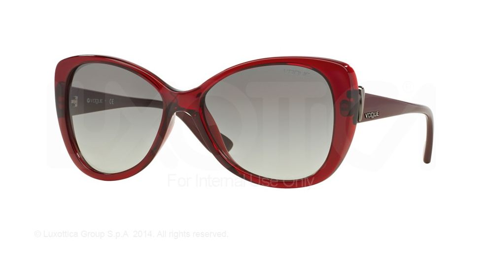 Vogue VO2819S Progressive Prescription Sunglasses VO2819S-226411-58 - Lens Diameter 58 mm, Frame Color Opal Bordeaux