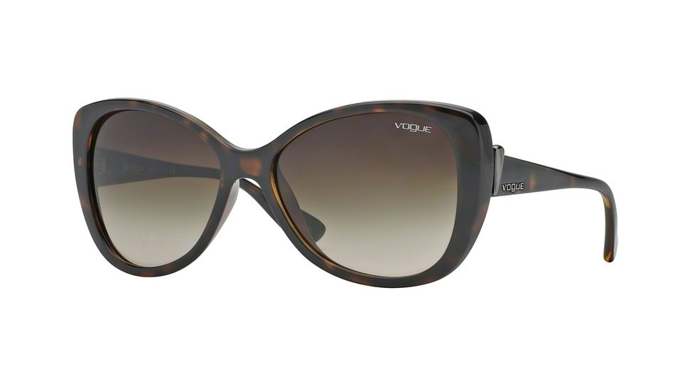 Vogue VO2819S Progressive Prescription Sunglasses VO2819S-W65613-58 - Lens Diameter 58 mm, Frame Color Dark Havana